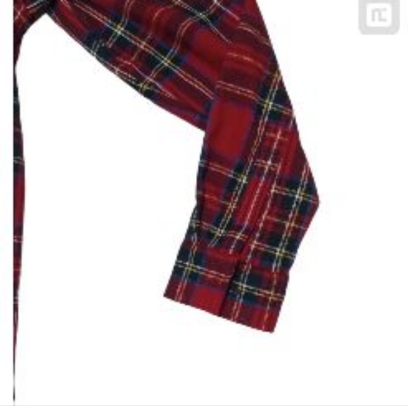 Disney x Forever 21 Mickey Mouse Red Plaid Shirt Size Medium - Picture 5 of 6